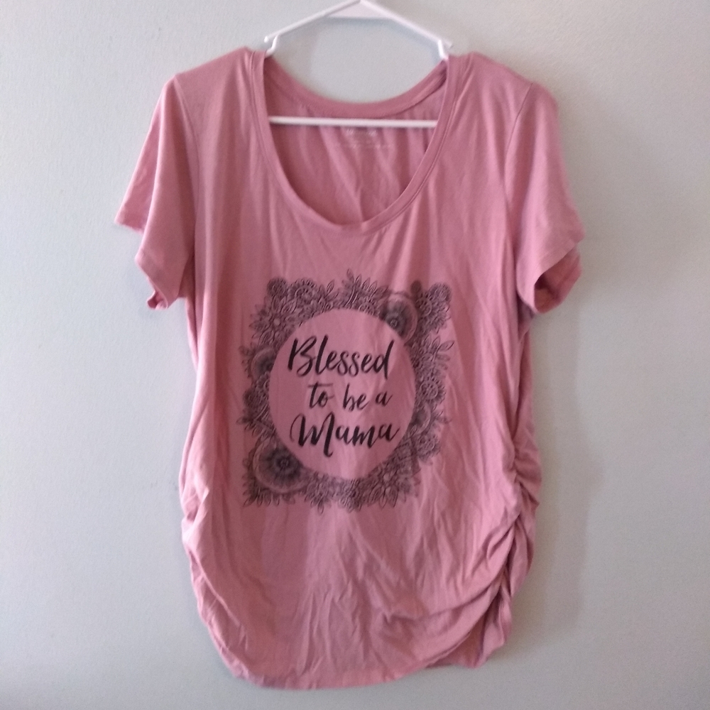 Pink maternity tshirt